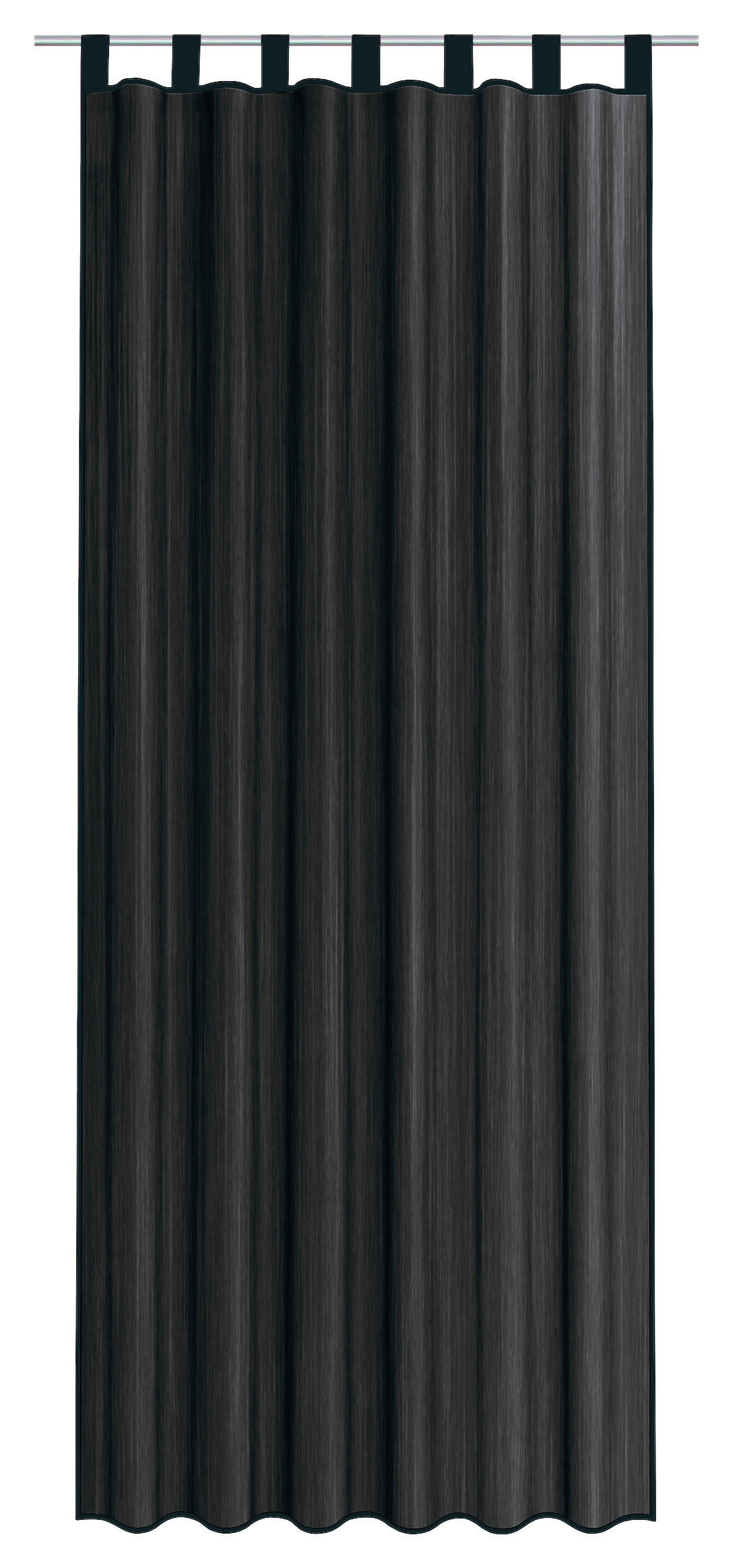 Schlaufenvorhang Look schwarz B/L: ca. 140x235 cm Look - schwarz (140,00/235,00cm) - Sensation