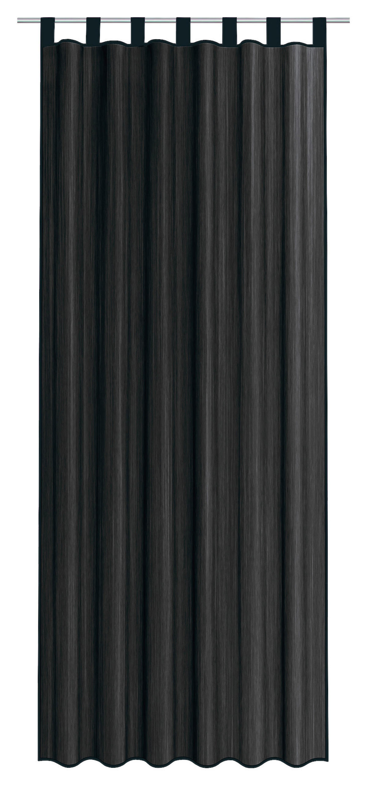 Schlaufenvorhang Look schwarz B/L: ca. 140x235 cm Look - schwarz (140,00/235,00cm) - Sensation