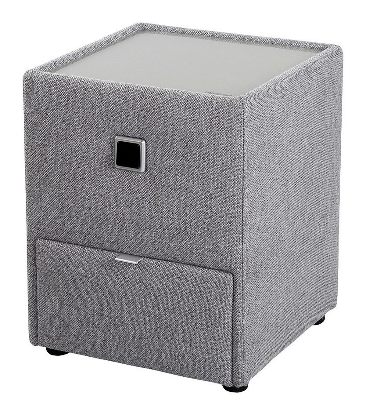 Nachtkonsole  grau Lancy_Nachtkonsole 474/19 - grau (45,00/53,00/45,00cm)