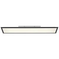 Just Light LED-Deckenleuchte schwarz B/H/L: ca. 25x6,5x100 cm LED-Deckenleuchte_Flat - schwarz (100,00/25,00/6,50cm) - Just Light
