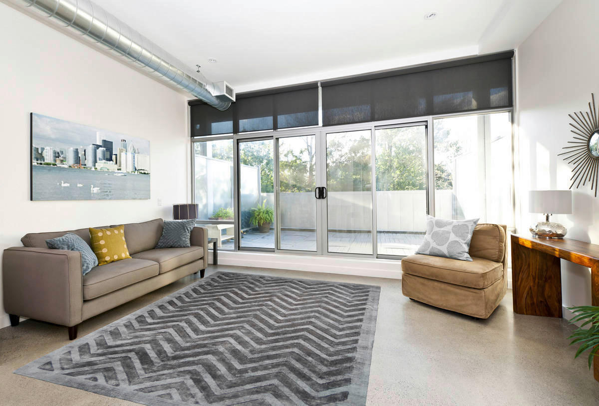 360Living Teppich Luxury grau B/L: ca. 200x290 cm Luxury - anthrazit/grau (200,00/290,00cm) - 360Living