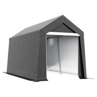 Outsunny Garagenzelt dunkelgrau Kunststoff B/H/L: ca. 360x235x210 cm Garagenzelt - dunkelgrau (210,00/360,00/235,00cm) - Outsunny