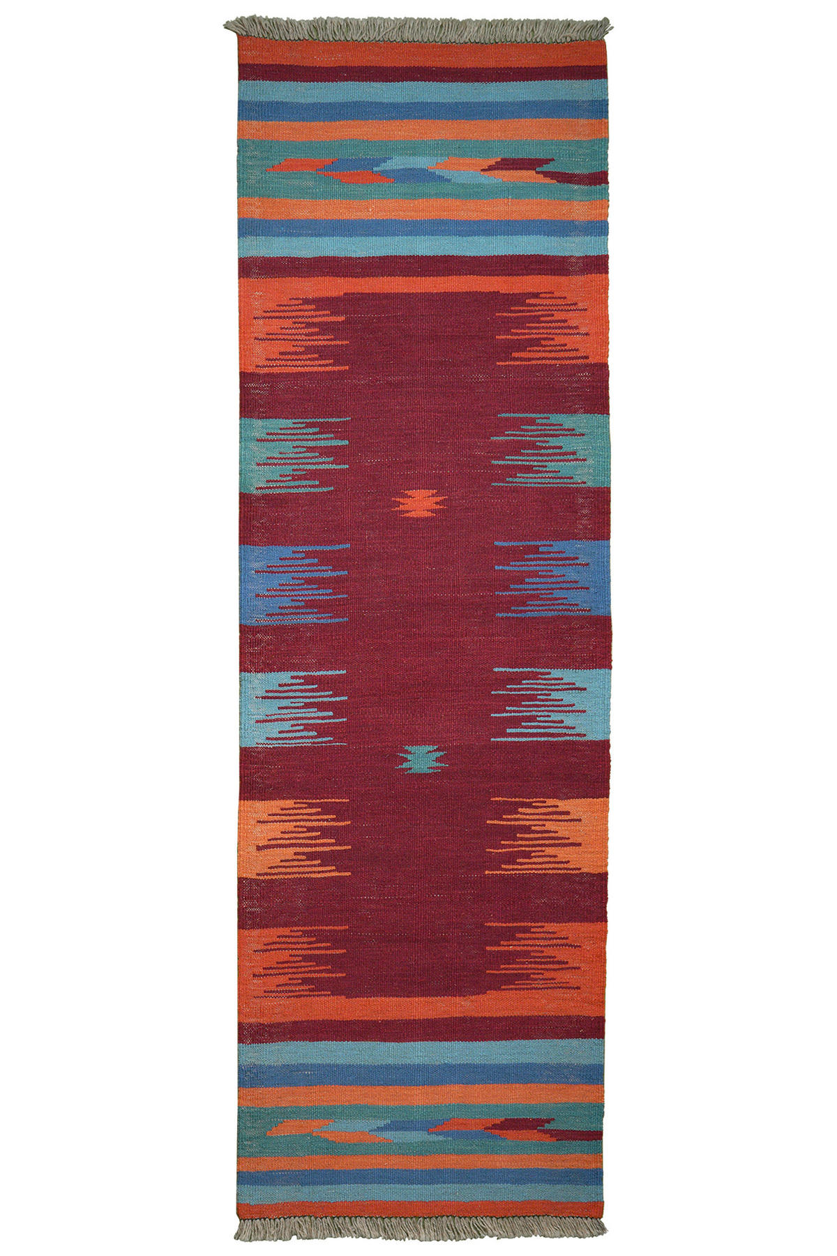 PersaTepp Teppich Kelim Gashgai multicolor B/L: ca. 61x200 cm Kelim Gashgai - multicolor (61,00/200,00cm) - PersaTepp