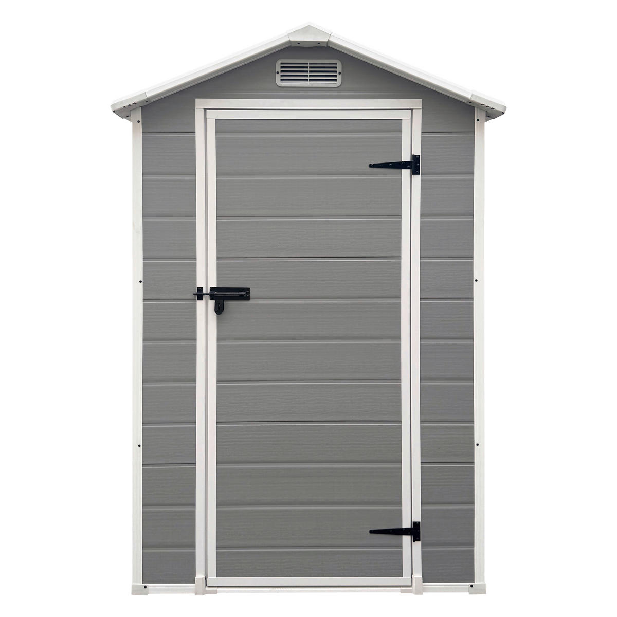 POCOline Gartenhaus Basic grau Basic - weiß/grau - POCOline