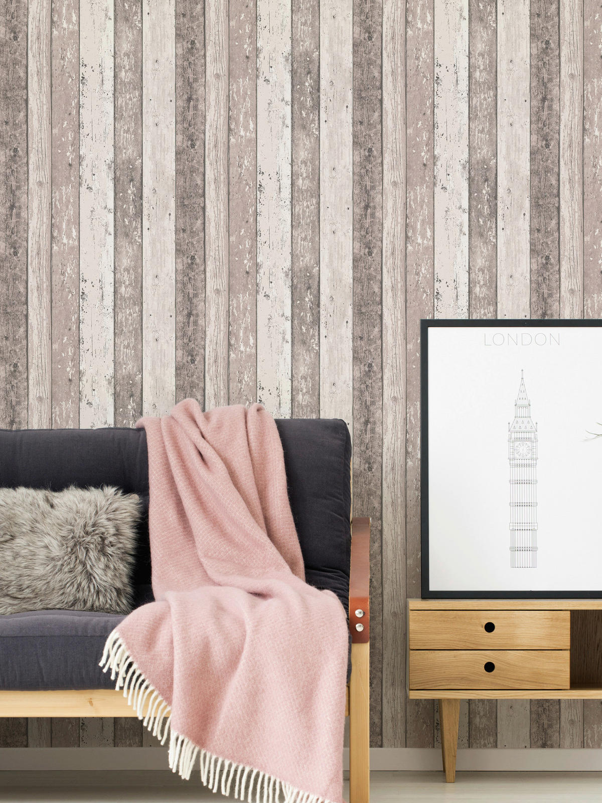 A.S.Creation Vliestapete Best of Wood`n Stone 2nd Edition Holzoptik braun B/L: ca. 53x1005 cm Best of Wood`n Stone 2nd Edition - braun (53,00/1005,00cm) - A.S.Creation