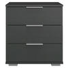 Nachtkonsole Easy Plus Graphit B/H/T: ca. 52x58x38 cm Easy Plus - Graphit/Silbergrau (52,00/58,00/38,00cm)