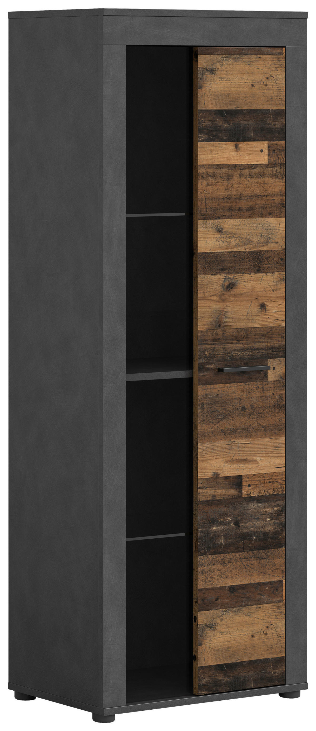 Vitrine Jam Matera Nachbildung Old Wood Nachbildung B/H/T: ca. 159x60x35 cm Jam - (159,00/60,00/35,00cm) - xonox.home