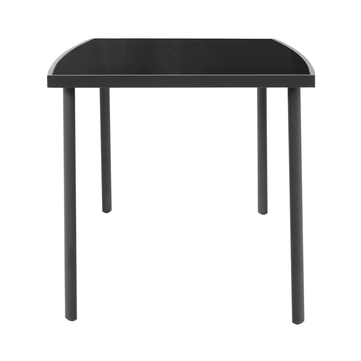 POCOline Gartensitzgruppe Patioset_5tlg. - schwarz/anthrazit - POCOline