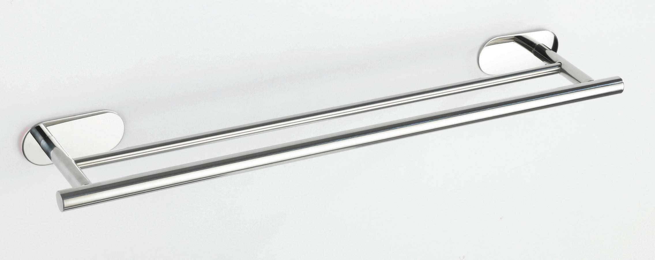 Badetuchstange Metall B/H/L: ca. 4,5x12x60 cm Dopp.-Badetuchstange_Duo_Orea_Shine - (60,00/4,50/12,00cm) - Turbo-Loc