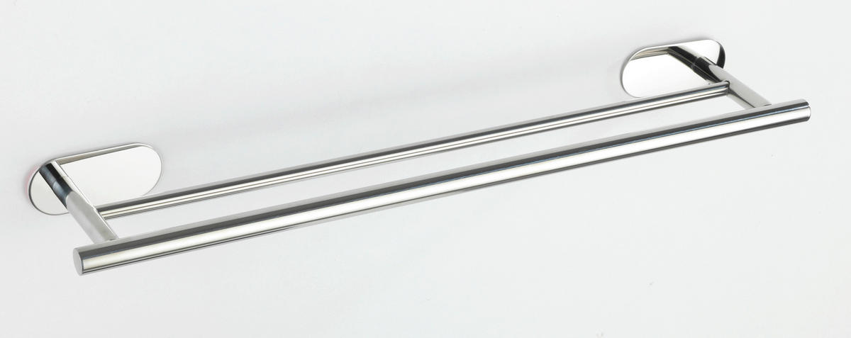 Badetuchstange Metall B/H/L: ca. 4,5x12x60 cm Dopp.-Badetuchstange_Duo_Orea_Shine - (60,00/4,50/12,00cm) - Turbo-Loc