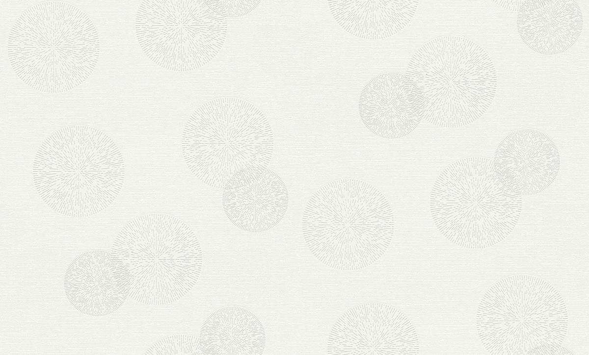 A.S.Creation Vliestapete Black & White Kreise grau B/L: ca. 53x1005 cm Black & White - grau (53,00/1005,00cm) - A.S.Creation