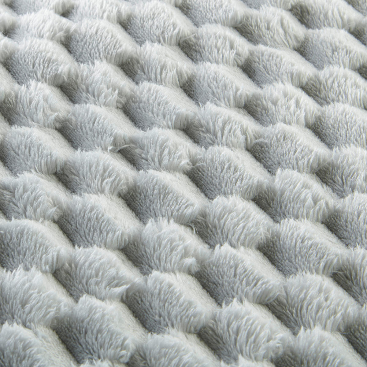 Wohndecke Wabe Wabe - silber (150,00/200,00cm) - POCOline
