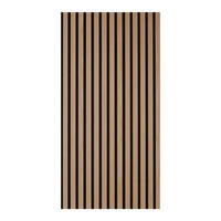 Wand-und Akustikpaneel braun L/B/H: ca. 104x52x1 cm pro Stück Akustikpaneel 52x104 Oiled Oak - braun (104,00/52,00/1,00cm)