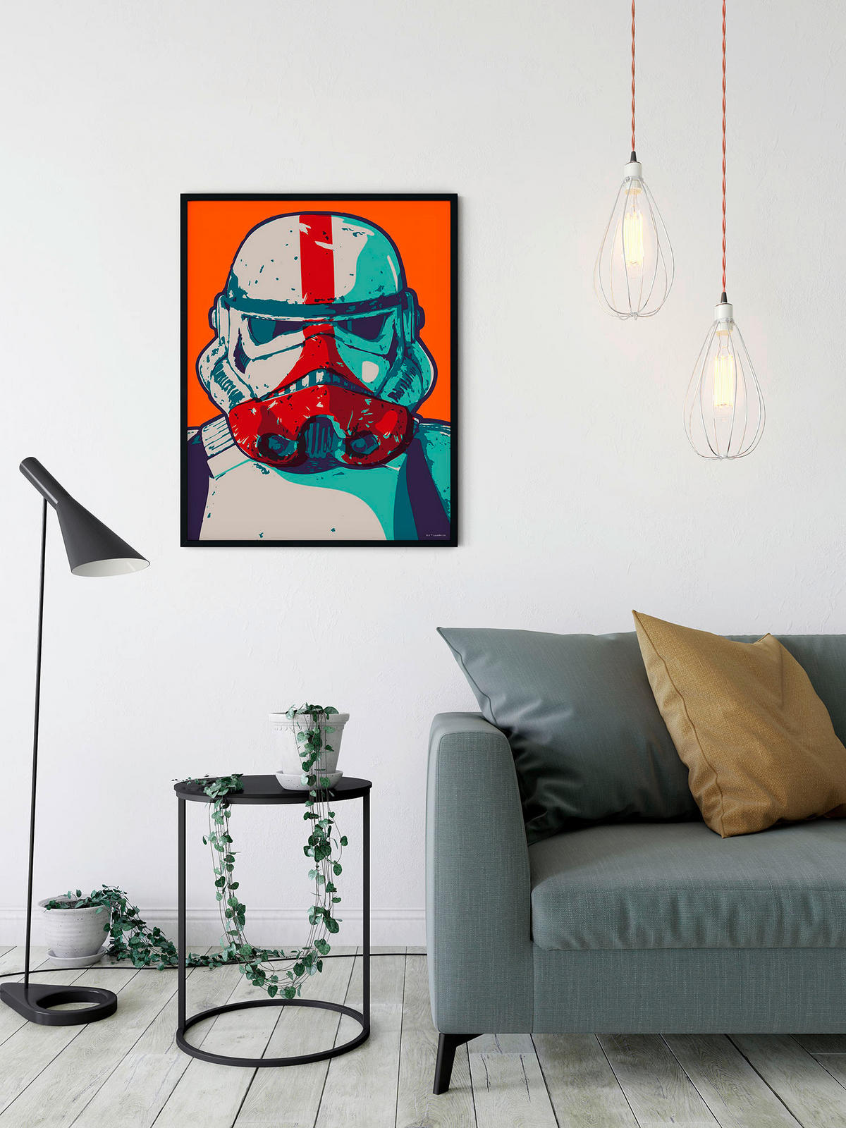 Komar Poster Mandalorian Pop Art Stormtrooper Disney B/L: ca. 30x40 cm Mandalorian Pop Art Stormtrooper - (30,00/40,00cm) - Komar