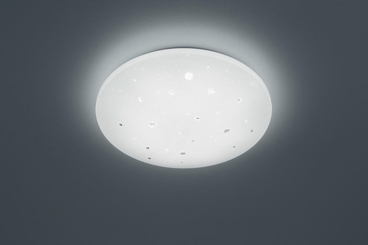 Reality Deckenleuchte R62735000 weiß Kunststoff H/D: ca. 12x50 cm LED-Deckenleuchte_Achat - weiß (50,00/12,00cm) - Reality