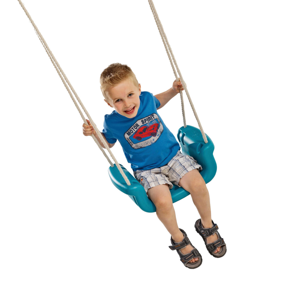 AXI Babyschaukelsitz limette B/H/L: ca. 46x46x30 cm Babyschaukelsitz - orange/limette (30,00/46,00/46,00cm) - AXI