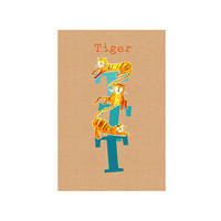 Komar Poster ABC Animal T Buchstaben B/L: ca. 30x40 cm ABC Animal T - (30,00/40,00cm) - Komar