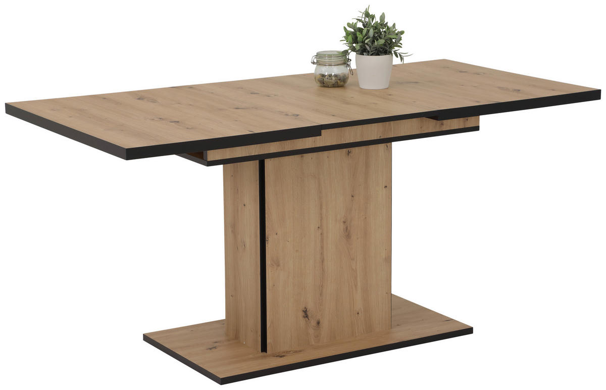 Säulenesstisch ARIANA I T Eiche Artisan Optik B/H/T: ca. 120x76x80 cm ARIANA I T - Eiche (120,00/76,00/80,00cm) - Hela