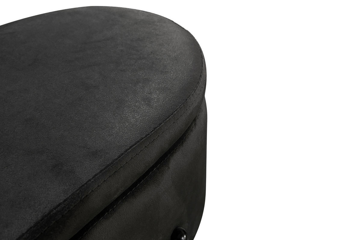 Bank NOVA schwarz Metall B/H/T: ca. 95x42x37,5 cm NOVA - schwarz (95,00/42,00/37,50cm) - byLIVING