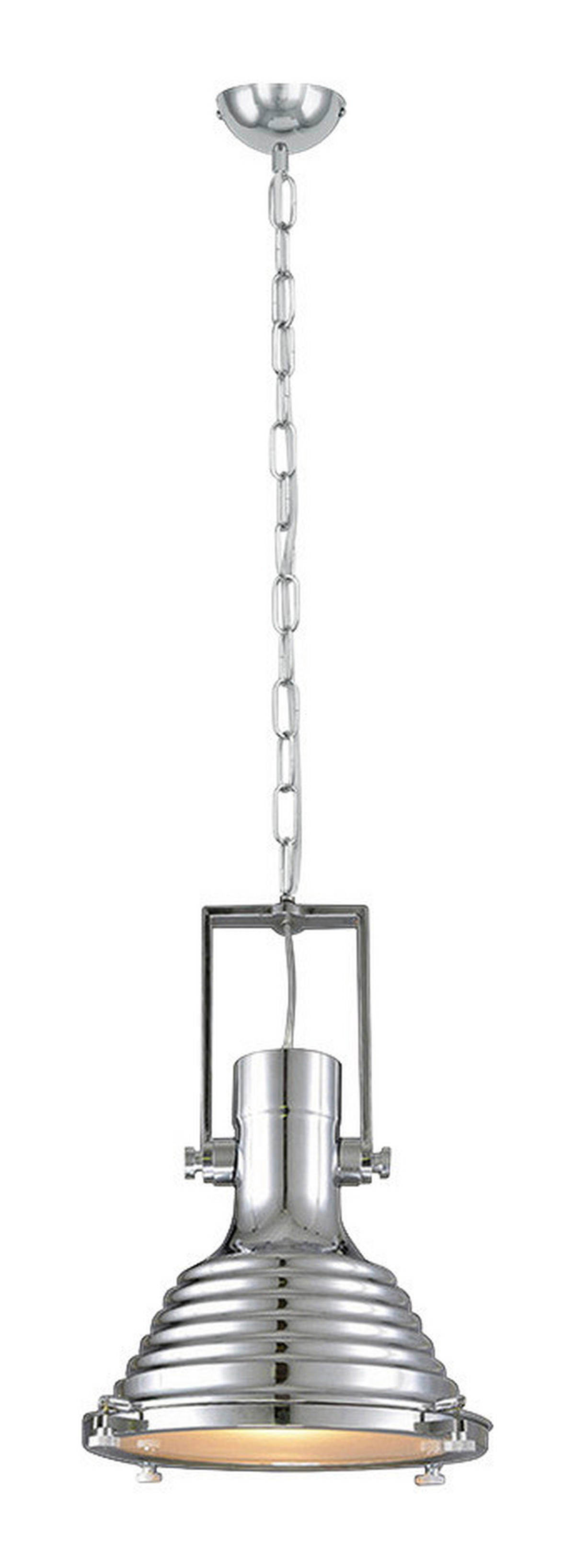BRITOP Lighting Pendelleuchte 1690128 Chrom Metall H/D: ca. 145x40 cm E27 1 Brennstellen Pendelleuchte_Expiria - Chrom (40,00/145,00cm) - Britop Lighting