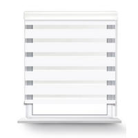 Doppelrollo mit Blende Easy-Fix weiß B/L: ca. 65x160 cm Easy-Fix - weiß (65,00/160,00cm) - POCOline