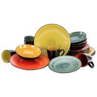 CreaTable Kombiservice Samoa multicolor Keramik 16 tlg. Samoa - multicolor - CreaTable