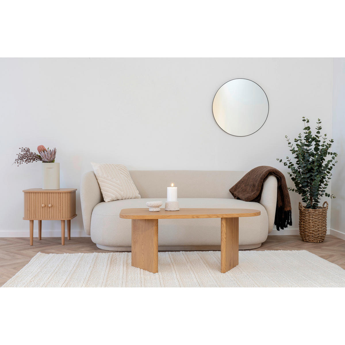 Aufbewahrungskorb 3er Set Hue Hue - natur