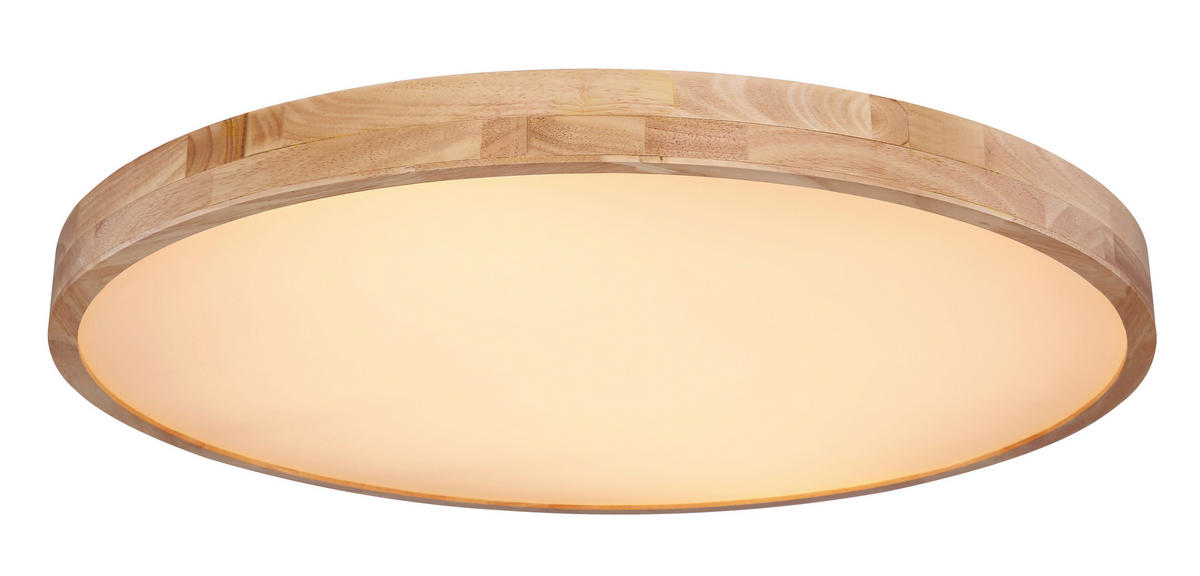 GLOBO Deckenleuchte braun Holz Metall H/D: ca. 11x80 cm 1 Brennstellen Rainer - braun (80,00/11,00cm) - GLOBO