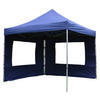 VCM Faltpavillon PROFI blau Polyester-Mischgewebe B/H/L: ca. 300x220x300 cm PROFI - blau (300,00/300,00/220,00cm) - VCM