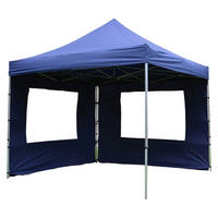 VCM Faltpavillon PROFI blau Polyester-Mischgewebe B/H/L: ca. 300x220x300 cm PROFI - blau (300,00/300,00/220,00cm) - VCM