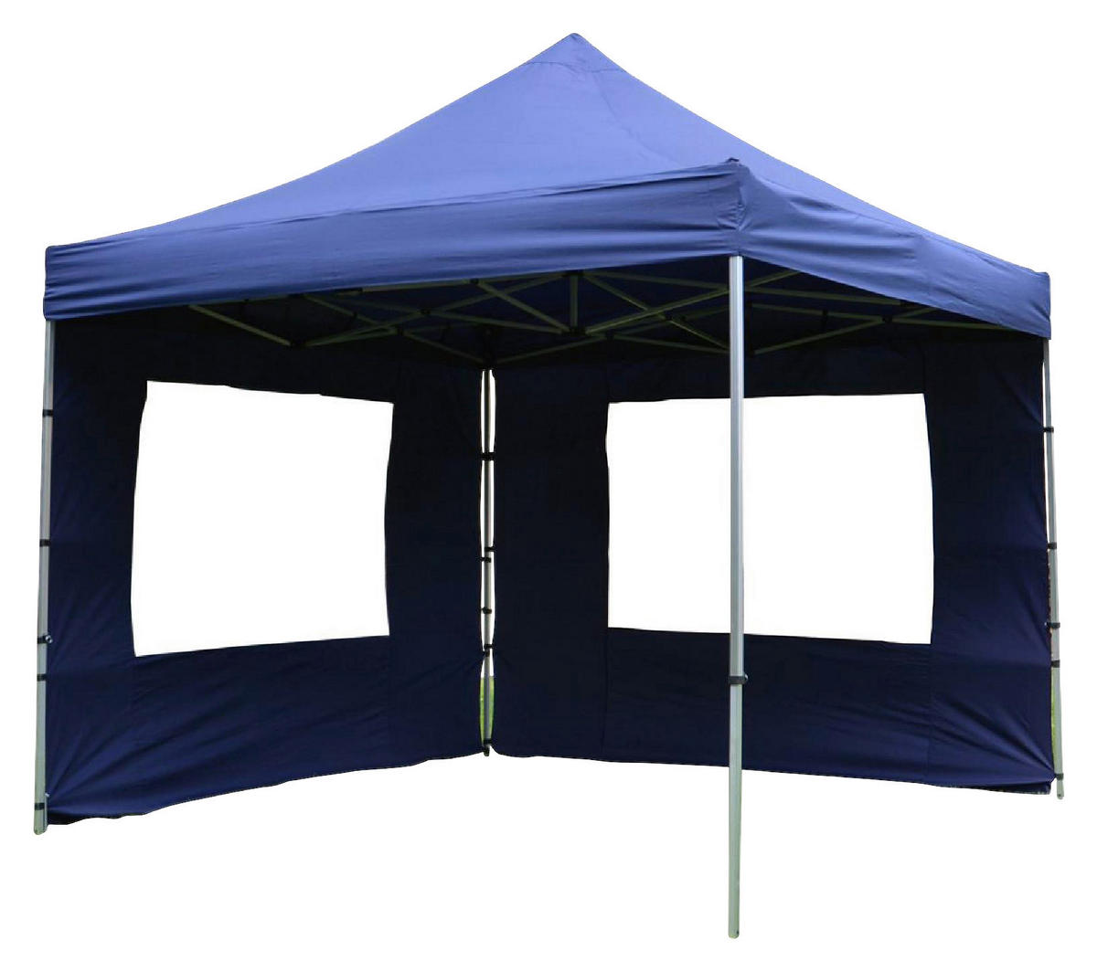 VCM Faltpavillon PROFI blau Polyester-Mischgewebe B/H/L: ca. 300x220x300 cm PROFI - blau (300,00/300,00/220,00cm) - VCM