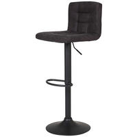 Barhocker Amanda anthrazit Vintage B/H/T: ca. 40x85x45 cm Amanda - anthrazit/grau (40,00/85,00/45,00cm)