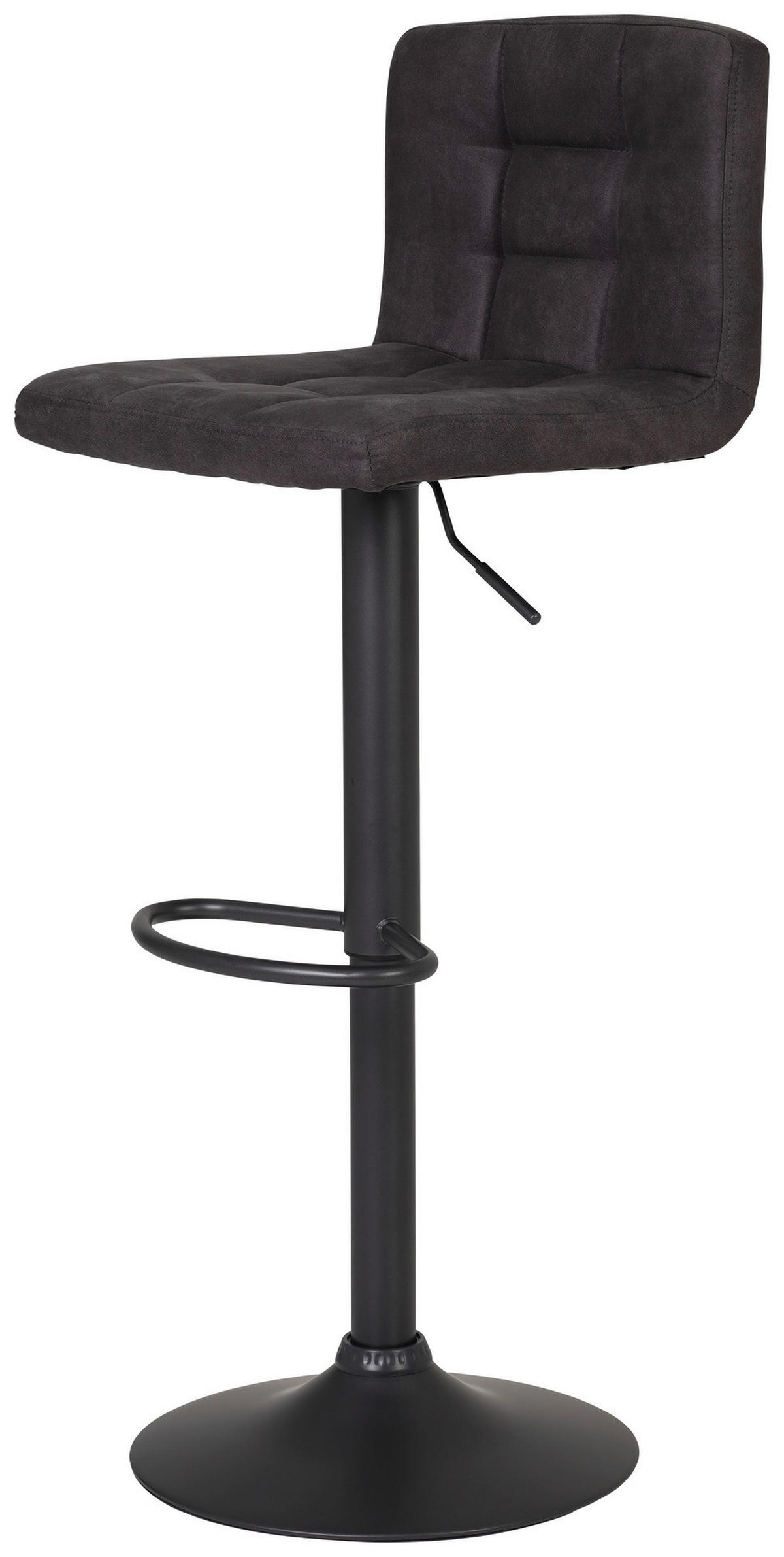 Barhocker Amanda anthrazit Vintage B/H/T: ca. 40x85x45 cm Amanda - anthrazit/grau (40,00/85,00/45,00cm)