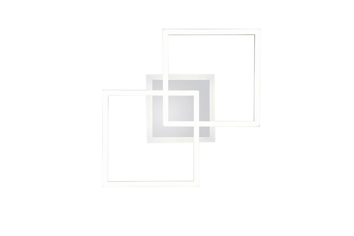 Reality Deckenleuchte R62793406 Venida Chrom Metall B/H/T: ca. 57x5x35 cm Venida - Chrom (57,00/5,00/35,00cm) - Reality