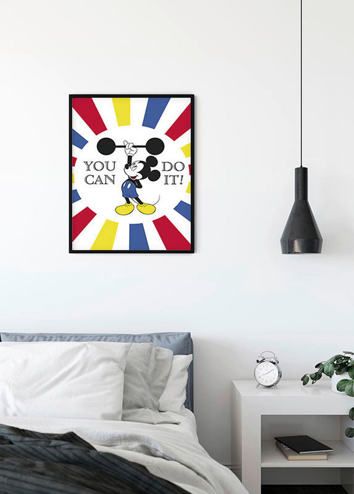 Komar Poster Mickey Mouse Do it Disney B/L: ca. 40x50 cm Mickey Mouse Do it - (40,00/50,00cm) - Komar