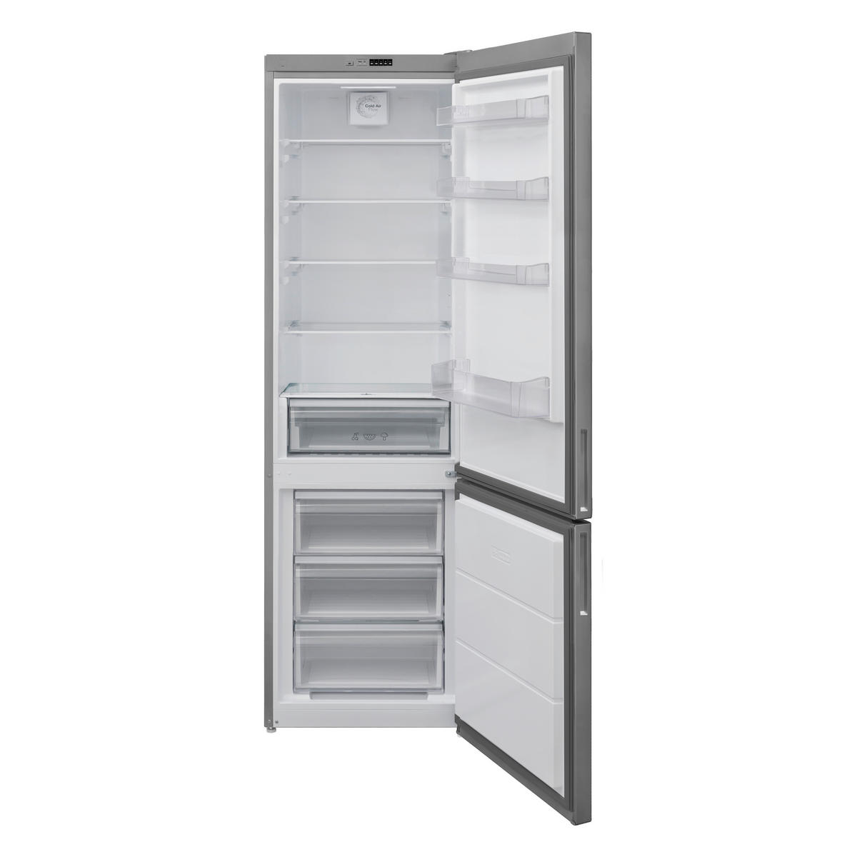 Telefunken Kühl-/Gefrierkombination TF-KS-483PID Inox B/H/T: ca. 60x201x65 cm Kühl-/Gefrierkombi TF-KS-483PID - Inox (60,00/201,00/65,00cm) - Telefunken