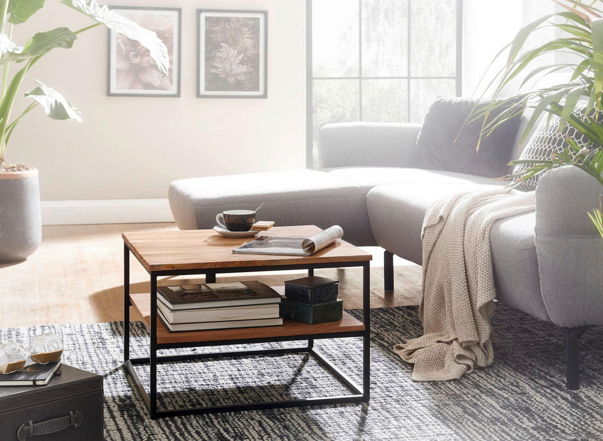 Couchtisch braun B/H/T: ca. 60x41x60 cm Couchtisch - braun (60,00/41,00/60,00cm) - Wohnling