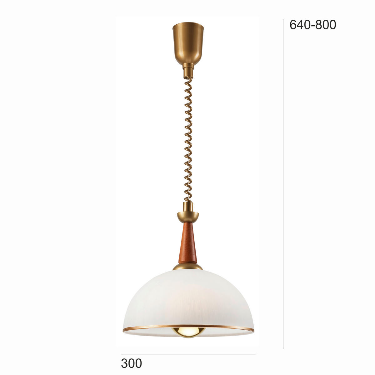 Lamkur Deckenleuchte gold Glas B/H/L: ca. 64x30x64 cm E27 1 Brennstellen CHIARA - gold (64,00/64,00/30,00cm) - Lamkur