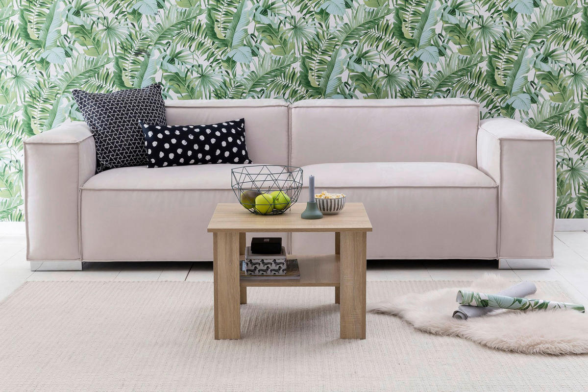 Couchtisch braun B/H/T: ca. 60x42x60 cm Couchtisch - braun (60,00/42,00/60,00cm) - Wohnling