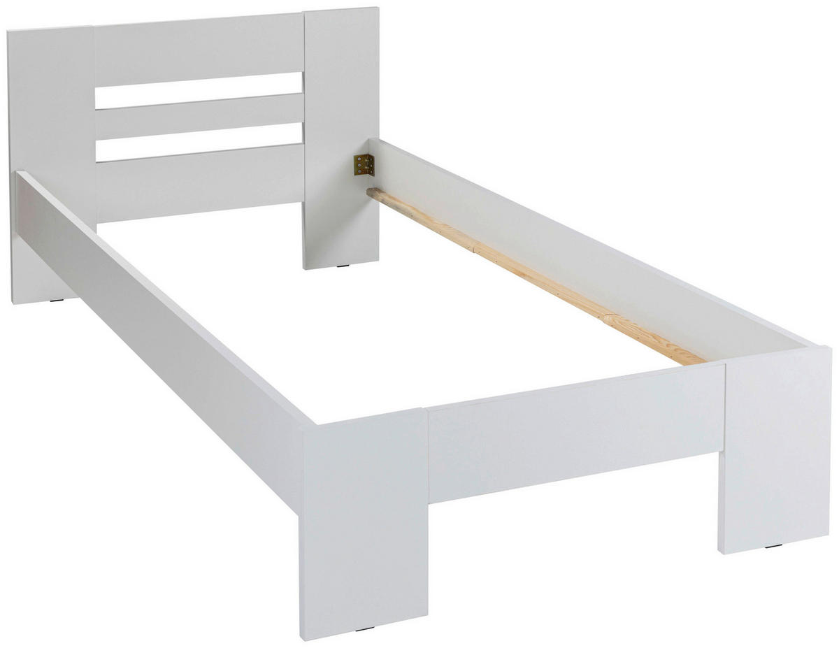 Bett Annik 90x200 weiß Annik 90x200 - weiß (204,00/96,00/71,00cm) - Inter Link
