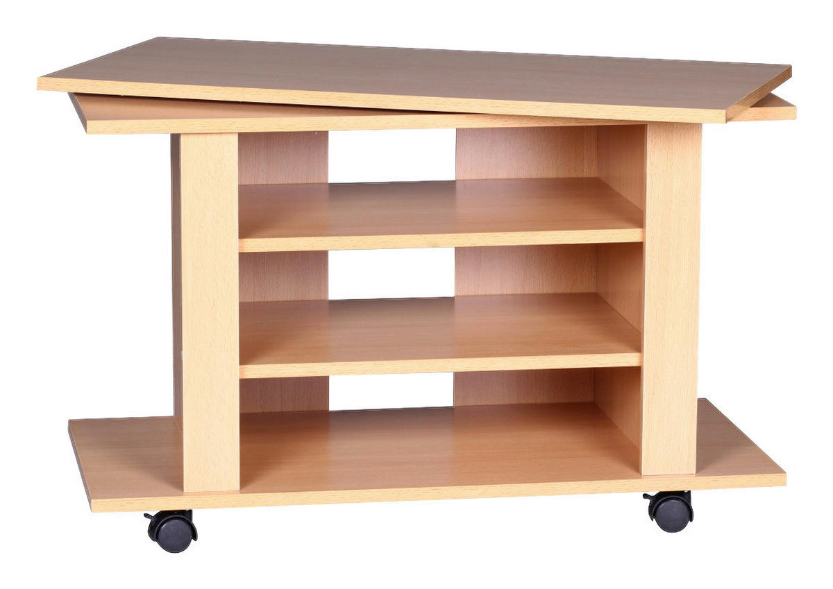 TV-Bank braun B/H/T: ca. 75x51x38 cm TV HiFi Bank OREGON - braun (75,00/51,00/38,00cm) - Wohnling