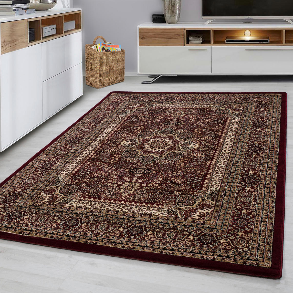 Ayyildiz Teppich MARRAKESH rot B/L: ca. 120x170 cm MARRAKESH - rot (120,00/170,00cm) - Ayyildiz
