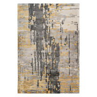 Padiro Kurzflorteppich Sinai 225 gold B/H/L: ca. 80x1,1x150 cm Sinai 225 - blau/gold (150,00/80,00/1,10cm) - Padiro