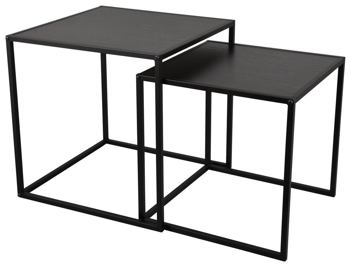 Beistelltisch Judith schwarz Metall Judith - schwarz