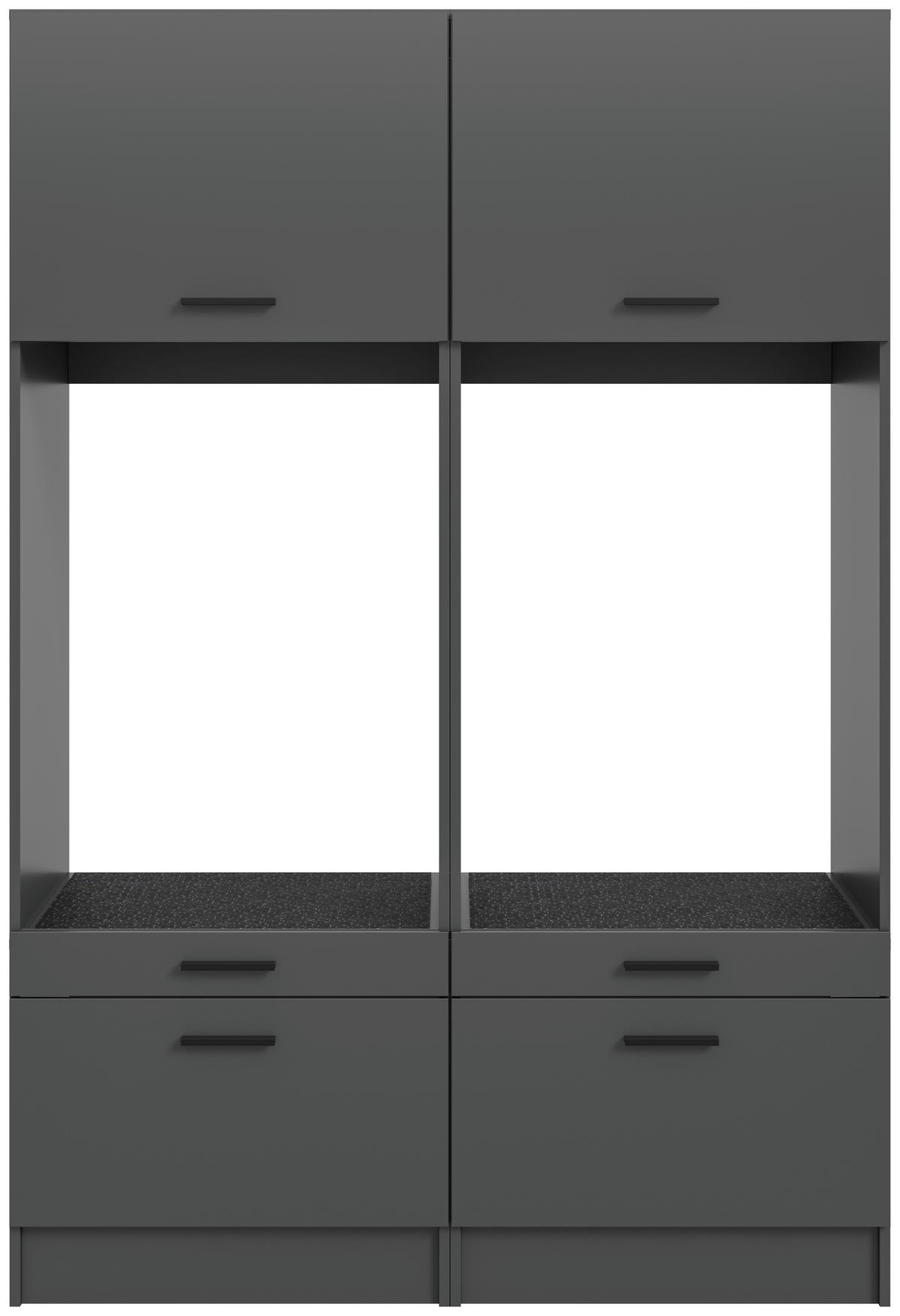 Waschmaschinenumbauschrank Free anthrazit B/H/T: ca. 133x195x68 cm Free - anthrazit (133,00/195,00/68,00cm) - xonox.home