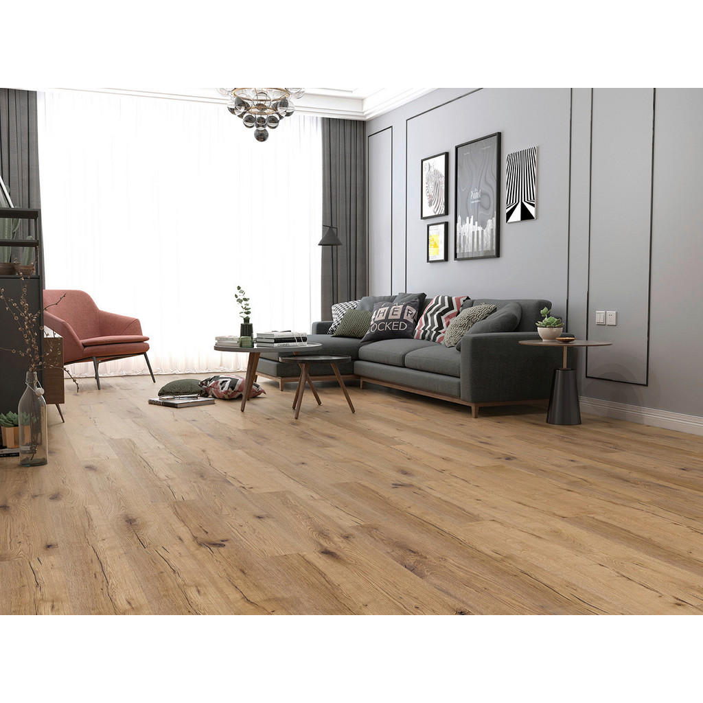 Thumbnail - Laminatboden Eiche weiß ca. 2,245 m² im Paket B/L: ca. 19,4x128,6 cm pro Paket