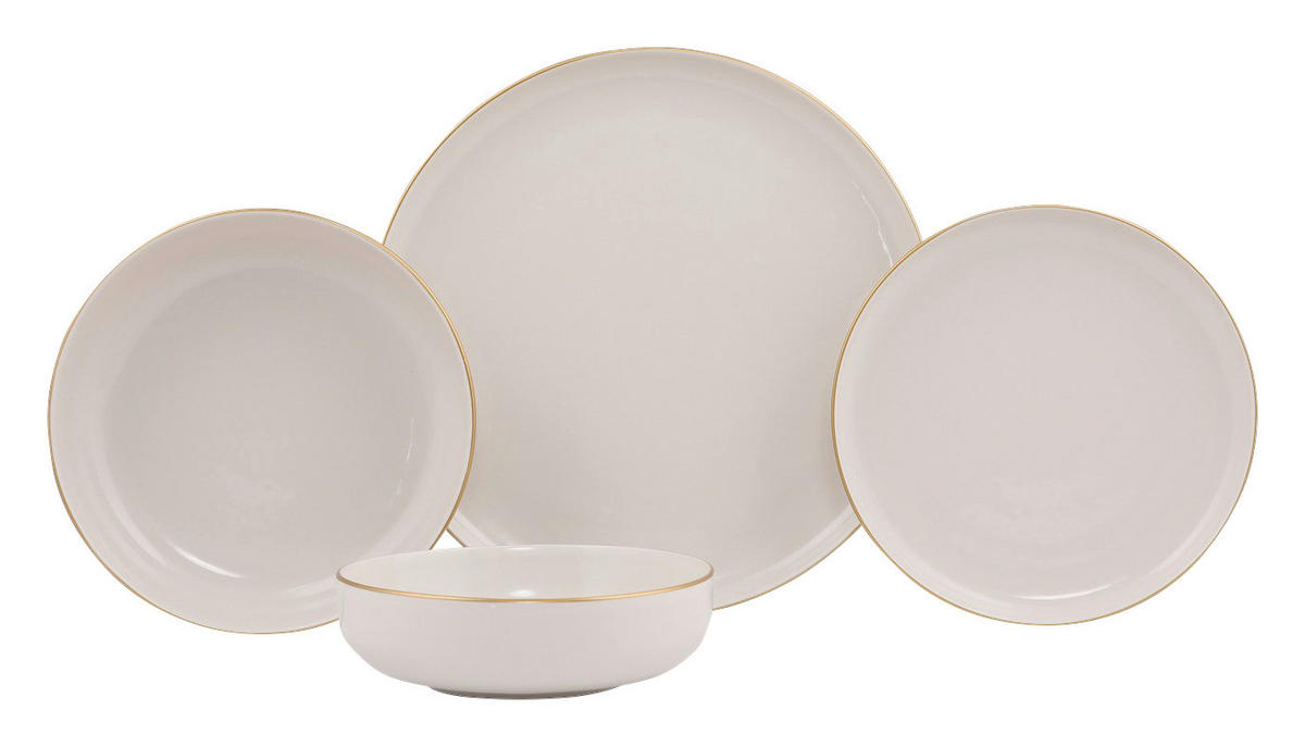 HermiaConcept Tafelservice Kaka multicolor Porzellan 16 tlg. Kaka - multicolor - HermiaConcept