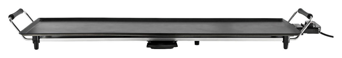 Nedis Tischgrill schwarz Metall B/H/L: ca. 101,5x11,3x26,5 cm Tischgrill-Teppanyaki_Nedis - schwarz (26,50/101,50/11,30cm) - Nedis