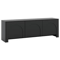 TV-Lowboard ARCO schwarz B/H/T: ca. 150x49x35 cm ARCO - schwarz (150,00/49,00/35,00cm) - WIPMEB
