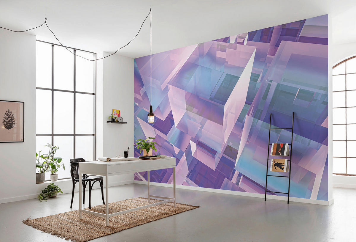 Komar Fototapete Holographicubical B/L: ca. 350x250 cm Holographicubical - (350,00/250,00cm) - Komar